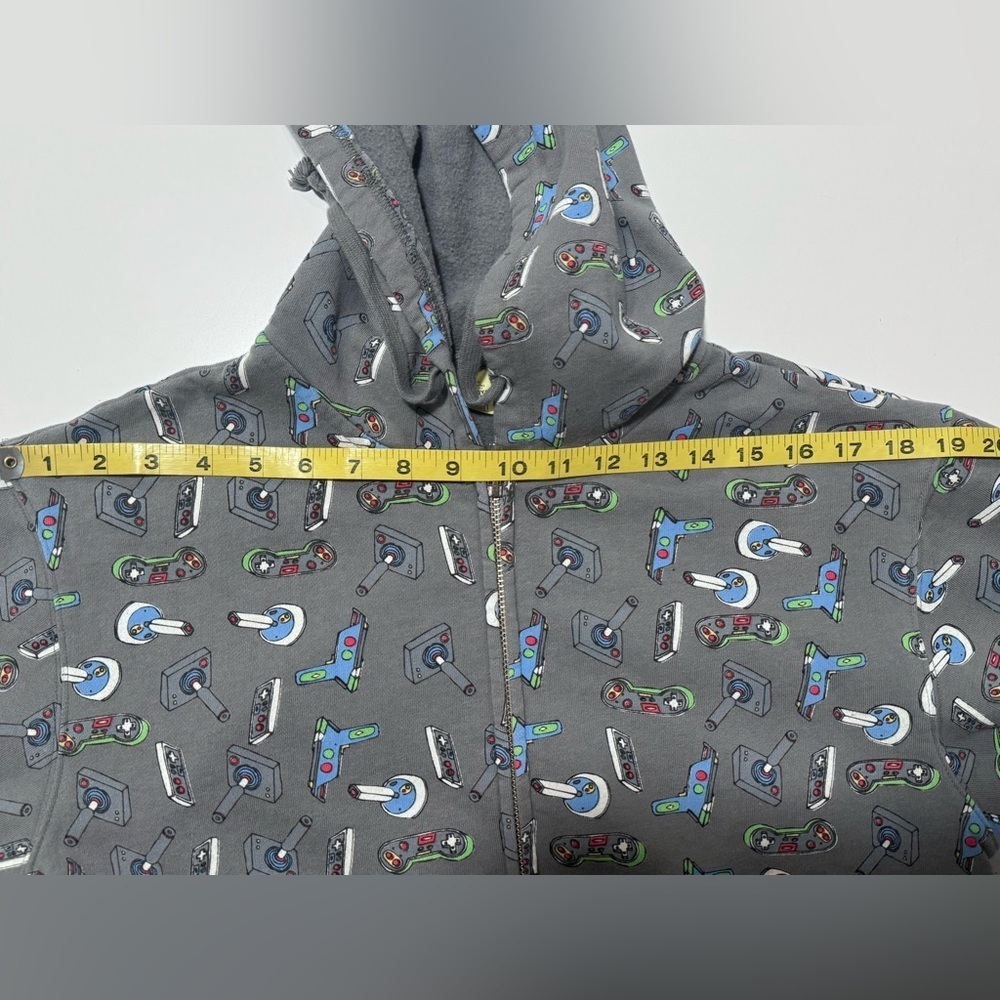 Vintage Y2K Loyal Army Hoodie Zip Video Game Controller Print Sweater Jacket M - Picture 7 of 10
